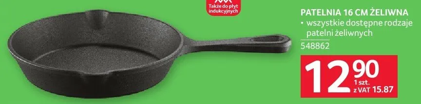 Patelnia Ambition 16 cm żeliwna promocja w Selgros