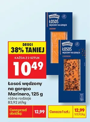 Łosoś wędzony na gorąco łagodny promocja w Biedronka