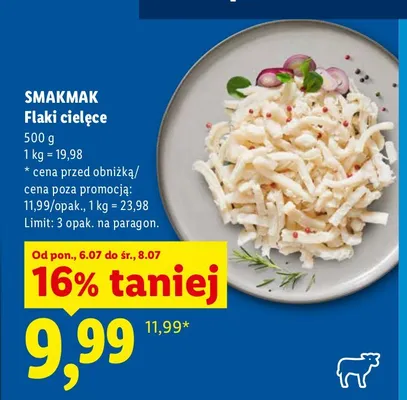 Flaki cielęce Smakmak promocja w Lidl