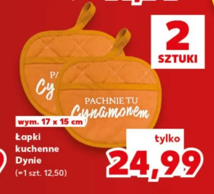 Łapki kuchenne Dynie 2-pak 17x15 cm promocja w Kaufland