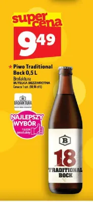 Piwo Traditional Bock promocja w TOPAZ