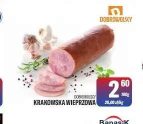 Krakowska wieprzowa Dobrowolscy promocja w Tomi Markt