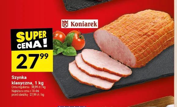 Szynka klasyczna Koniarek promocja w Twój Market