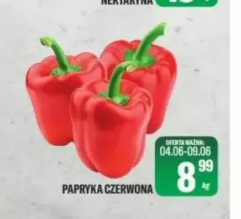 Papryka czerwona promocja w Tomi Markt