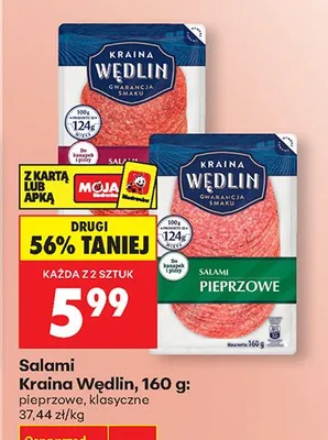 Salami pieprzone promocja w Biedronka
