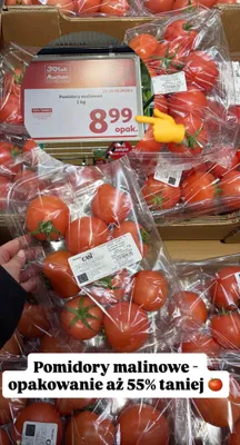 Pomidory fioletowe promocja w Auchan