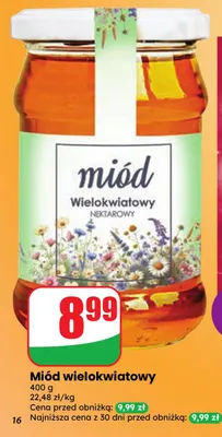 Miód wielokwiatowy promocja w Dino
