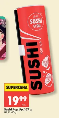 Sushi Pop Up promocja w Biedronka