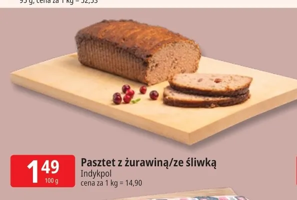 Pasztet z żurawiną Indykpol promocja w Leclerc