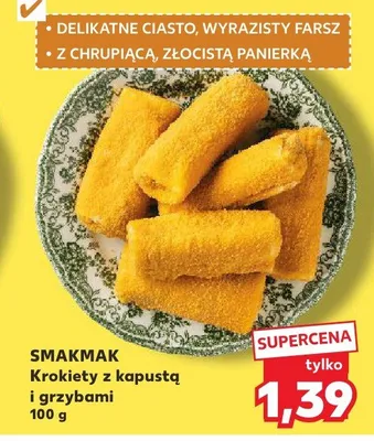 Krokiety z kapustą i grzybami promocja w Kaufland