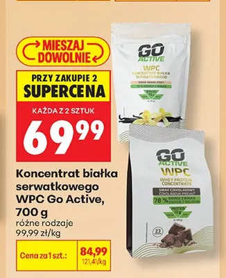 Koncentrat białka serwatkowego WPC Go Active promocja w Biedronka