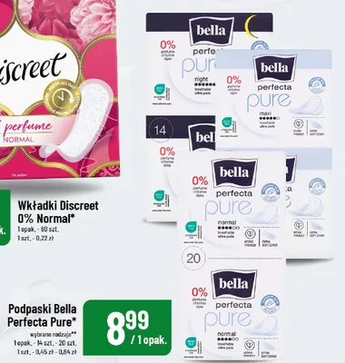 Podpaski Bella Perfecta Pure Maxi promocja w POLOmarket