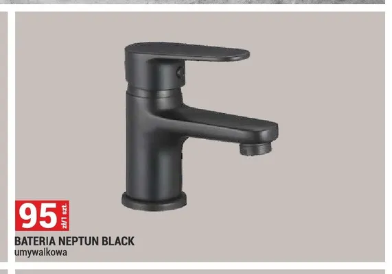 Bateria umywalkowa Rea Neptun Black promocja w Merkury Market