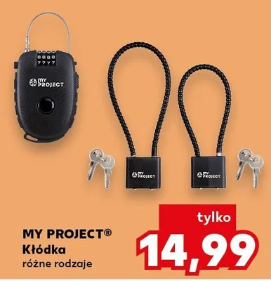 Kłódka różne rodzaje promocja w Kaufland