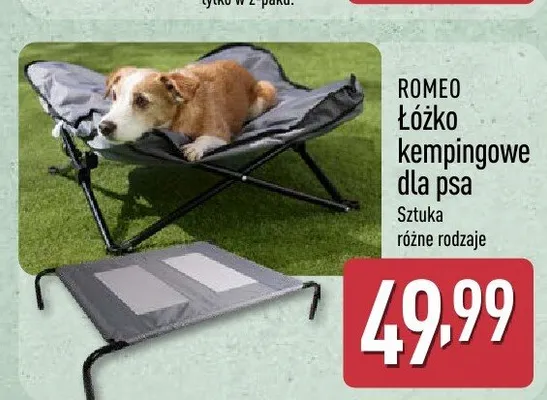 Łóżko kempingowe dla psa ROMEO promocja w Aldi