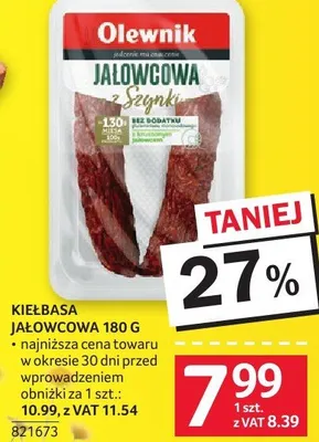Kiełbasa złota Nowak promocja w Selgros
