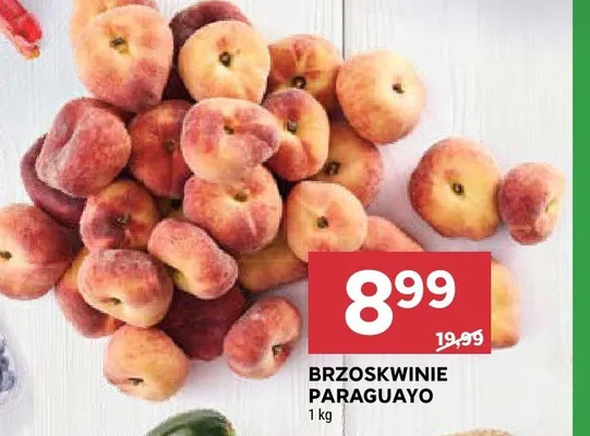 Brzoskwinie Paraguayo promocja w Stokrotka