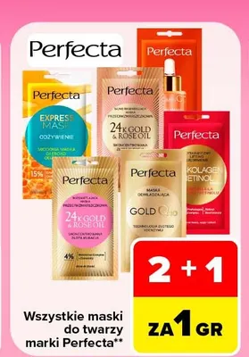 Maski do twarzy marki Perfecta promocja w Carrefour Market