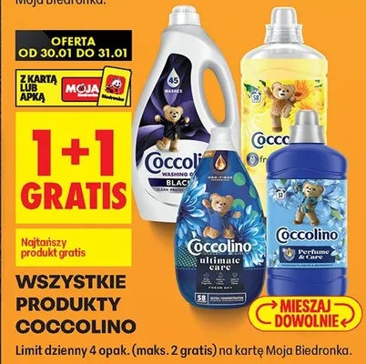 Wszystkie produkty Coccolino promocja w Biedronka