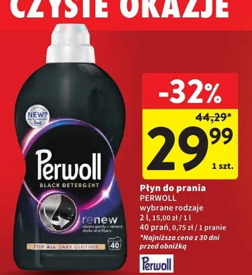 Płyn do prania Black Detergent Perwoll promocja w Intermarche