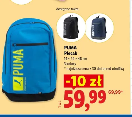 Plecak Puma promocja w Lidl