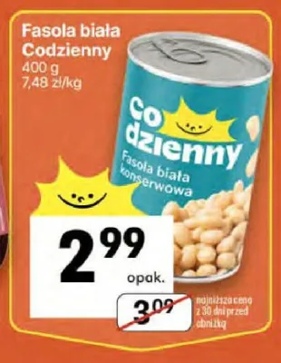 Fasola biała Codzienny promocja w Delikatesy Centrum