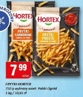 Frytki kartonowe, frytki promocja w Chorten