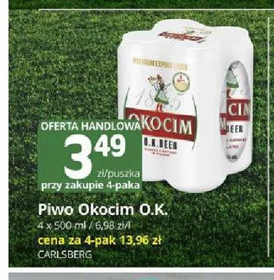 Piwo Okocim O.K. promocja w Marketvita