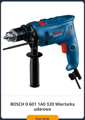 Wiertarka udarowa Bosch Professional GSB 600 promocja w Amazon