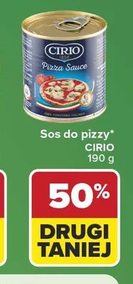 Sos do pizzy Cirio promocja w Carrefour Market