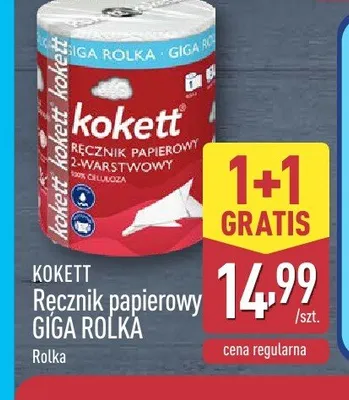 Ręcznik papierowy Giga Rolka Kokett promocja w Aldi