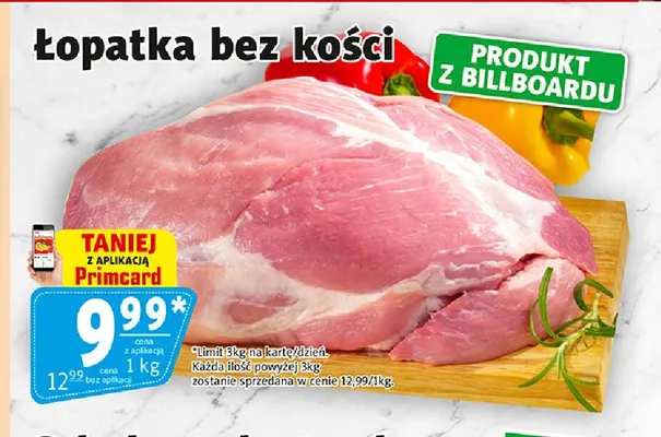 Łopatka bez kości promocja w Prim Market
