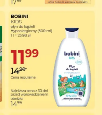 Płyn do kąpieli Bobini Kids Hypoalergiczny promocja w Drogerie Jawa