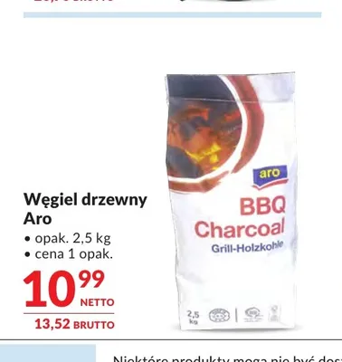 Węgiel drzewny Aro promocja w Makro