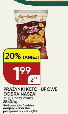Prażynki ketchupowe Dobra Nasza! promocja w Chata Polska