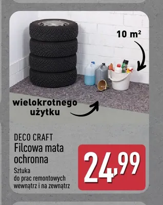 Filcowa mata ochronna Deco Craft promocja w Aldi