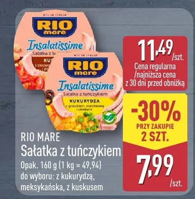 Sałatka z tuńczykiem promocja w Aldi