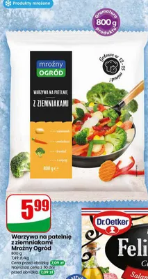 Warzywa na patelnię z ziemniakami Mroźny Ogród promocja w Dino