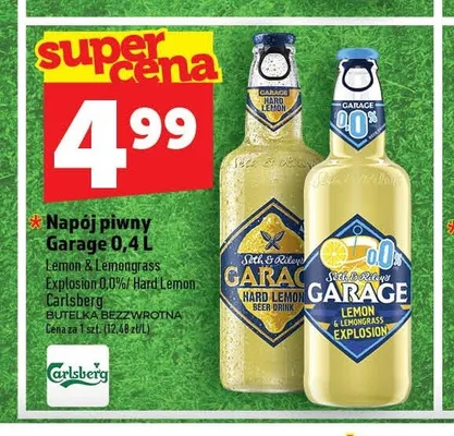 Napój piwny Garage Hard Lemon promocja w TOPAZ