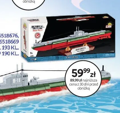 Klocki COBI 76518676 ORP Orzeł 193 kl. promocja w Empik