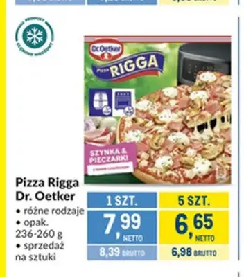 Pizza Rigga Dr. Oetker promocja w Makro