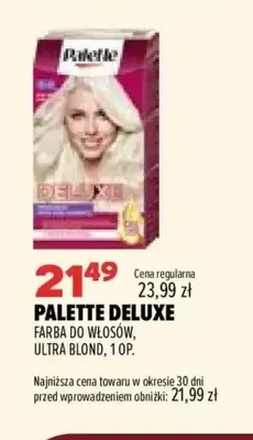 Farba do włosów Palette Deluxe ultra blond promocja w Drogerie Natura