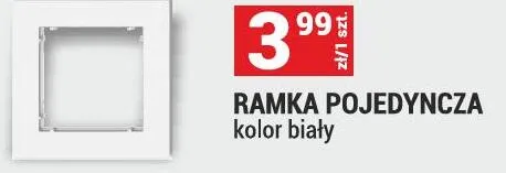 Ramka pojedyncza KARNLIK kolor biały promocja w Merkury Market