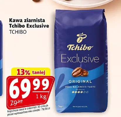 Kawa ziarnista Tchibo Exclusive Original promocja w Prim Market