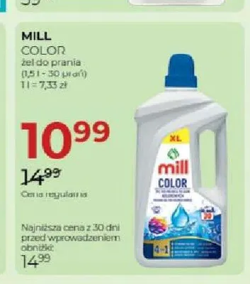 Żel do prania Mill Color promocja w Drogerie Jawa