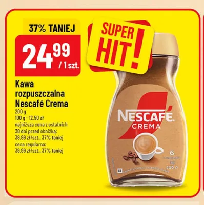 Kawa rozpuszczalna Nescafé Crema promocja w POLOmarket