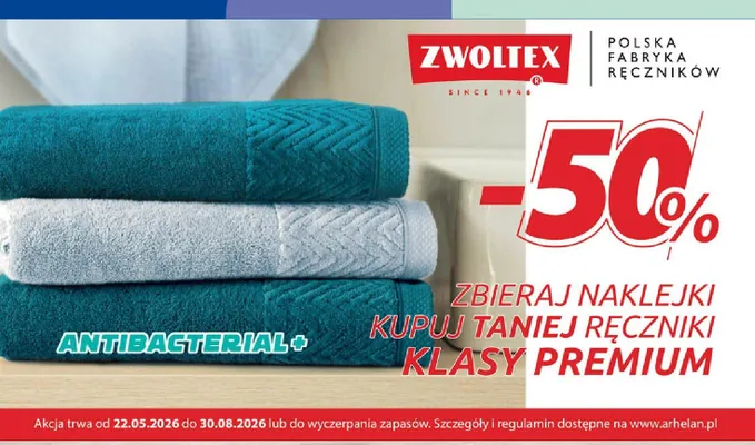 Ręczniki klasy premium Zwoltex promocja w Arhelan