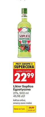 Likier Soplica Egzotyczna Smoczy Owoc Melon promocja w Biedronka