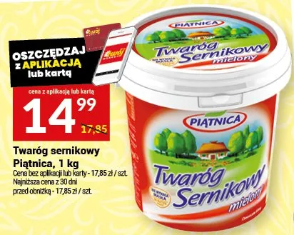 Twaróg sernikowy promocja w Twój Market