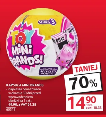 Kapsuła Mini Brands promocja w Selgros